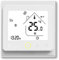 Caslant 002 Série Wi-FI Thermostat - Thermostat de Programmation à écran Tactile pour Chauffage ou Climatisation - Télécommande pour Téléphone Portable Compatible avec Alexa, Google Home et IFTTT