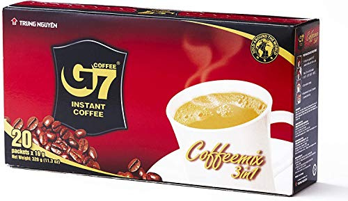 TRUNG NGUYEN Chunguen G7 instant coffee (Coffeemix3in1) 16gX20 bags Vietnamese coffee by Trung Nguyen