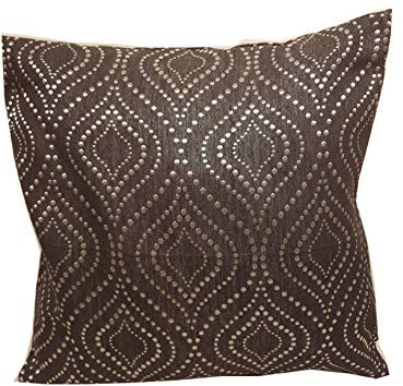 Sprügel - Ornamentrausch - Kissenhülle Grau - 40cm x 40cm - 30% Baumwolle, 70% Polyester, gewebt.