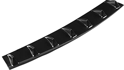 Reminnbor Diffusore Pinna di Squalo Diffusore Universale per Paraurti Posteriore per Auto Telaio Spoiler per Alette di Squalo (L)