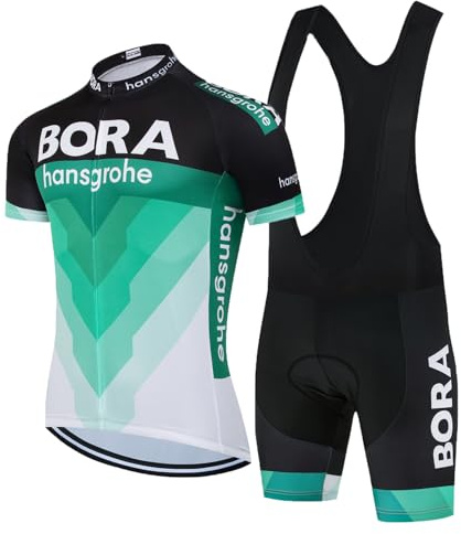 HOMTOL Cykeldräkt för män, ventilerande kortärmad jersey + shorts med sadelkuddar