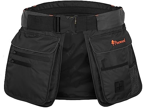 Pinewood Dog Sports Utility GÜRTEL Unisex. Zum Wandern, Trekking, Jagd, Hundesport und vielen Outdoor-Aktivitäten (SCHWARZ/D.ANTRHRAZIT, L-XL)