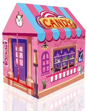 Candy Shop Parlour Playhouse for Kids Indoor Outdoor, Foldable Play Tent, Toys for Boys and Girls Children Game Birthday Party Tunnel Play for Home Bedroom Garden Camping Beach