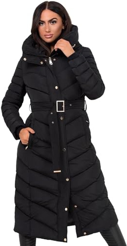 SS7 Womens Long Winter Puffer Parka Coat