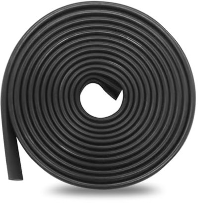 SIGANDG Protection de Bord de portière de Voiture en Caoutchouc,2mm x 3 Mètres Joint Caoutchouc en u en Joint Voiture pour Portes de Voiture Plaques Métalliques Fenêtres