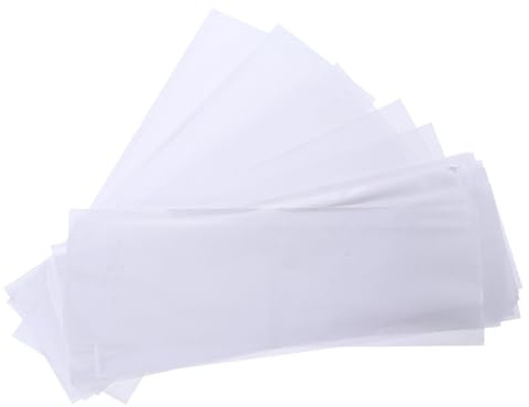 Hemobllo Carta per Tintura per Chioma Bianca in Pe Isolamento, Lunghezza Personalizzabile, 200 Fogli per Separazione Professionale Durante la Colorazione Chioma