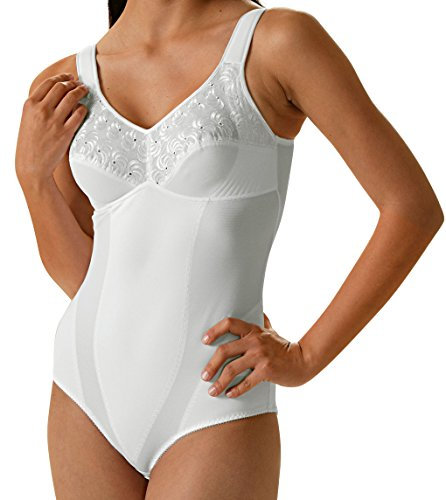 Speidel Korselett mit doppelt gearbeiteter Bauchpartie Weiß
