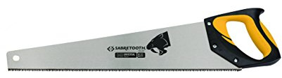 C.K Tools Sabretooth Trade Fuchsschwanz Profi-Handsäge 500 mm, 7 TPI, Dreifach-geschliffene Zähne für präzise Schnitte in Holz und Trockenbau, Ergo-Komfortgriff mit 45°/90° Winkelführung, CK T0840 20