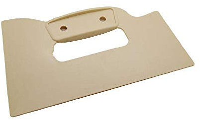 Spatola per carta da parati rigida, in plastica, per la posa di adesivi.