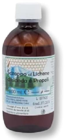 SCIROPPO di lichene d'Islanda e propoli - 200 ml