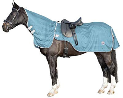 HKM Fliegenausreitdecke-11338 Fliegenausreitdecke 5210 Aqua 105