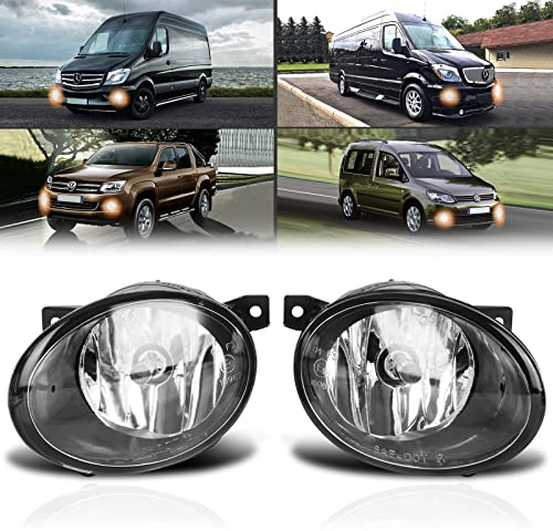 TangMiGe Dimljus kompatibel med Mercedes Benz MB Sprinter 906 09/2013-up; Volkswagen VW Amarok 06/2012-08/2016, Crafter 30-50 (2E) 07/2013-12/2016, Caddy V (SB) 09/2020-up