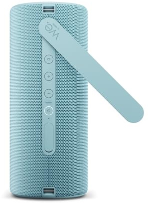 We. by Loewe. HEAR 2 Portable Bluetooth Wireless Speaker, Indoor/Outdoor, Bluetooth V5.0, 60W Audio Output, IPX6 Rating, 15h-17h Playing Time, 4h-5h Charging Time, Crystal Clear Quality - Aqua Blue