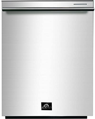 Forno 24 Inch. Built-In Dishwasher with 6 Wash Cycles and 14 Place Settings - Digital Touch Controls Stainless Steel Interior, Smart Function Time Delay and Adjustable Racks