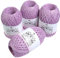 Märchengarne Bobbel 4x 100g 4Fach Farbverlaufsgarn meliert Strickwolle häkeln (Set Farbe 006)
