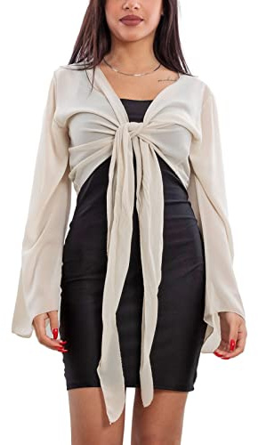 Toocool Coprispalle Donna Elegante Maniche Ampie Cerimonia Bolero VB-10371