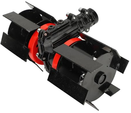 Jectse Roue de Désherbage, Roue de Désherbage pour Tondeuse à Gazon, Fer en Aluminium pour Accessoires de Scarificateur (26mm)