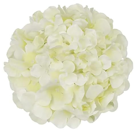 WENH 10 CONFEZIONI Fiori di ortensia di seta Fiori artificiali Teste di ortensia piena con steli for matrimonio Casa Festa Negozio Baby Shower Decor(2)