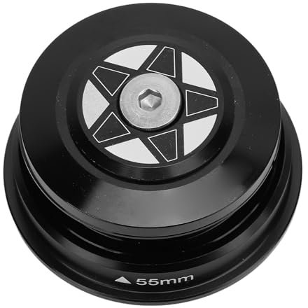 Fahrrad-Steuersatz, 44–55 Mm, Aluminiumlegierung, Fahrrad-Steuersatz mit Abgedichteten Lagern für 28,6 Mm Gerades und Konisches Gabel-Lenkrohr