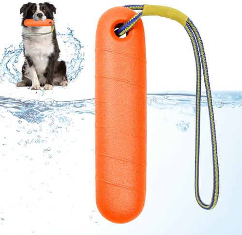 Hundleksak, simleksak för hundar, 22 cm vattenleksak, interaktiv hundleksak, träning med nylonrep, leksak för medelstora och stora hundar