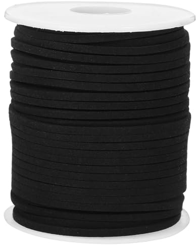 OSALADI Cordón De Piel De Ciervo para Joyería para Decorar Cajas De Tartas y Envolver Regalos Cuerdas para Hacer Moños Metros por Suministros para Hacer Joyas