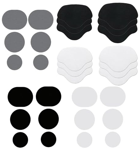 34 Piéces Reparation de Talon, patch talon chaussure, autoadhésifs protège contrefort arrière chaussure, Pour chaussures de sport, chaussures en cuir, talons hauts