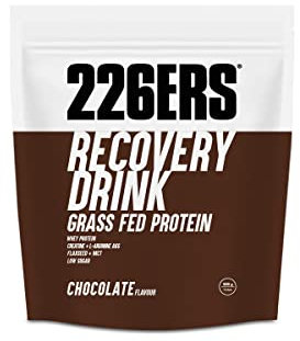 226ERS Recovery Drink | Recuperador Muscular con Proteína Whey, Creatina, Hidratos, Triglicéridos y L-Arginina, Sin Gluten, Chocolate - 500 gr