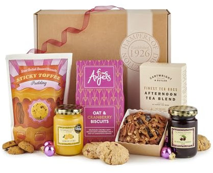 Thornton & France Afternoon Tea Hamper | Mother's Day Gift | Includes Tea, Cake, Biscuits, Jam & More | Gift For Her