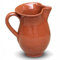 Jarra de barro clásica gallega para servir vino, cerveza, recipiente con asa y pico vertedor, diseño tradicional, cafetería, bar, hogar (500 ml, 15 cm)