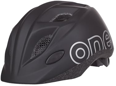 BOBIKE 8740900013 - Casco One Plus Bicicleta para niños Ajustable Talla S (52-56cm) Que combina con Las sillas de Seguridad GO en Color Negro
