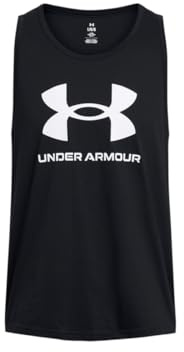 Under Armour Homme UA Sportstyle Logo Tank Top, débardeur homme ultra-doux pour l'entraînement et le fitness, débardeur sport à séchage rapide, débardeur coton avec logo