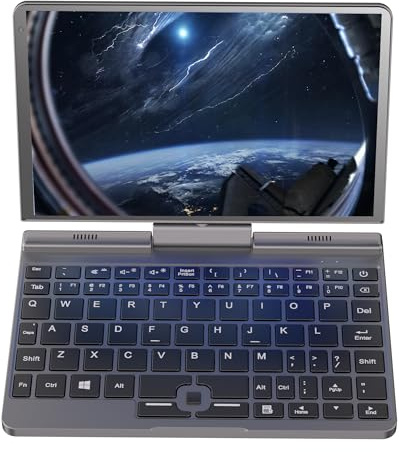 Mini Laptop PC All Metal 8-Inch Touchscreen Gaming Notebook Computer Int 12th Gen CPU Alder Lake-N N100 Windows 11 12G RAM/256GB SSD with Webcam