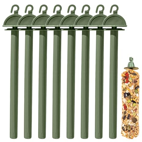 Perches d'oiseau, support de cage à oiseaux pour animaux de compagnie | 8X Perch Stand pour la cage des oiseaux - Toys à mâcher, entraînement de la patte d'exercice pour les perroquets, petites perruc
