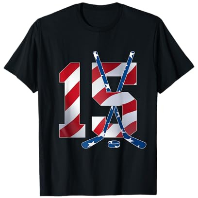NÚMERO 15 AÑOS Hockey 15 DE Nacimiento Camiseta