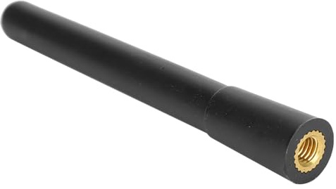 Generic Universal Bilantenn Snygg Signalantenn för Förbättrad Mottagning, Enkel Installation med 3 Skruvar, Lämplig för de Flesta Bilar, Svart Aluminiummaterial, Storlek 0,6 X 3,8 Tum för