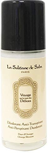 La Sultane de Saba - Deodorant ROLL ON 50 ml - RESA PÅ DELICES VÄG - apelsinblomma