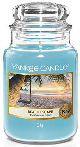 Yankee Candle Scented Candle | Candela in giara grande della Fuga al Mare | Candele a lunga combustione: fino a 150 ore | Regali perfetti per le donne