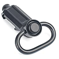 SBGJMY Tactical Rail Sling Attachment Mount Swivel,Button Quick Detach QD Sling Swivel Loop for 20mm Picatinny Rail System (Black)