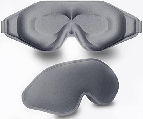 FengXinZi Sleep Mask for Side Sleeper, Blackout Eye Mask for Women Men