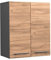 Vicco Hängeschrank Fame-Line, hängender Küchenschrank, Goldkraft Eiche/Anthrazit, 60 cm
