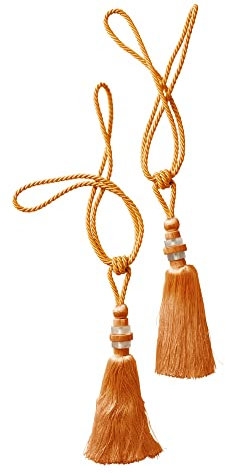 Jotex Sukie Raffhalter mit Quasten, 2 St. Orange