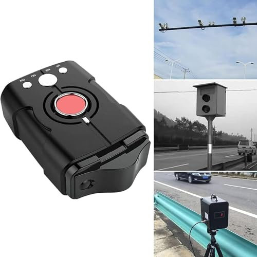 BINSKJ Détecteur De Radar 360° pour Voitures, Détecteur De Radars À Portée Extrême avec Alerte De Vitesse Et Vocale, Réaction Rapide, pour Piège Anti-Vitesse, Caméras À Lumière Rouge
