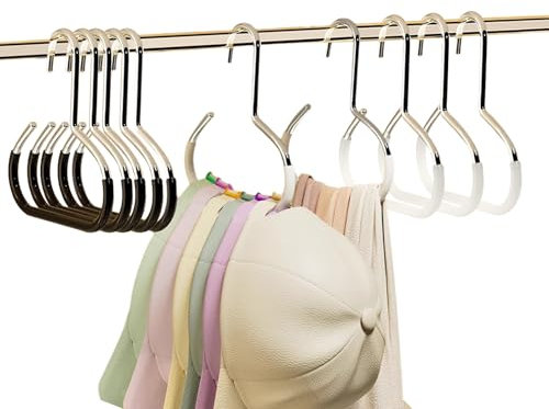 EACHPT 10 Stück Gürtel Aufbewahrung Gürtelhalter, Metall Huthalter Schalhalter Krawattenbügel Gebogener Schalbügel mit Wäsche Haken,Ideal für Organisation von Gürteln, Baseballkappe& Schals