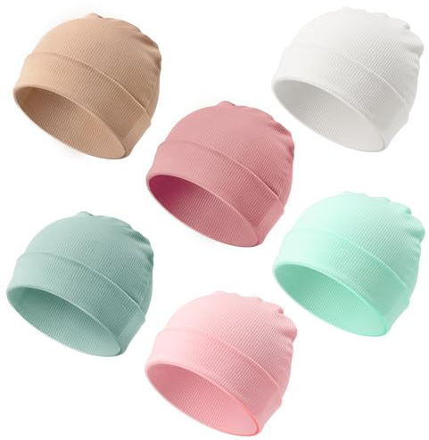 DRESHOW Newborn Baby Hat Baby Boys Girls Soft Knit Hats Caps Toddler Beanies 0-3 Months
