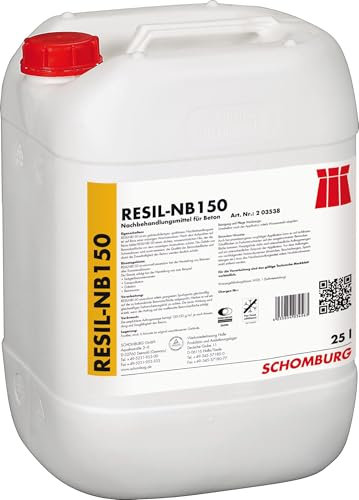 SCHOMBURG RESIL-NB150 25 Liter Beton-Nachbehandlungsmittel (Curing) Verdunstungsschutz Betonhaut Gebrauchsfertiger Nachbehandler für Beton & Estrich