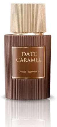 Paris Corner | Date Caramel Eau De Parfum 100ml | Unisex Perfume for Women & Men | Warm Sweet Gourmand Perfume with Caramel, Vanilla, Amber & Sandalwood Notes | Long-Lasting Oriental Woody Scent
