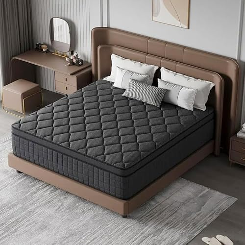 Öko-Tex-zertifizierte Comfort-Matratze, Härteklasse 3 (mittlere Festigkeit), 160 x 200 cm, Höhe 25 cm, nach Deutschen Qualitätsnormen gefertigt, Federmaratze, Latex-Schaumstoffmatratze (160 * 200cm)