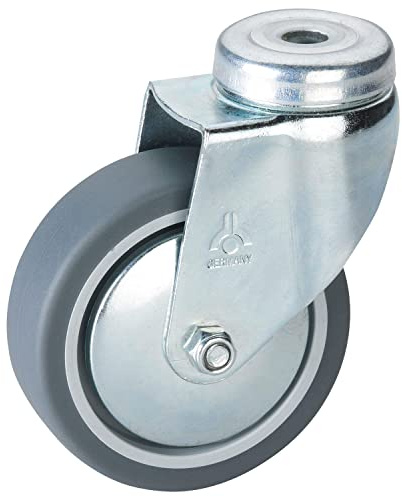 Dörner + Helmer 773511C Lenkrolle mit Rückenloch, ø 100mm, ohne Feststeller