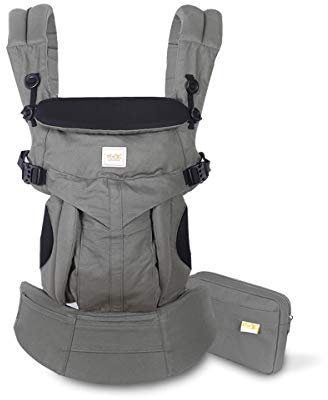 SONARIN Premium Babytrage mit Aufbewahrungstasche,Ergonomisch,Sonnenschutz haube,für Neugeborene& Kleinkinder (0-48 Monate),Maximale Belastung 20kg,Baby Tragetasche und Kindertrage(DunkelGrün)
