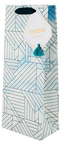 Hallmark Flaschentasche für verschiedene Anlässe, marmoriertes Deko-Design